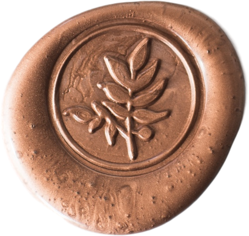 Cut Out Photo of a Wax Seal Stamp